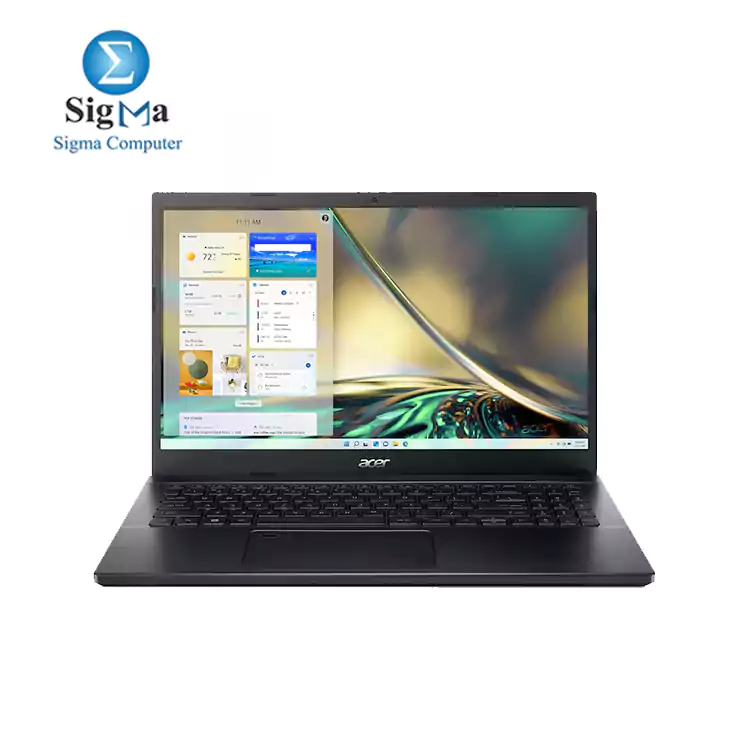 Acer Aspire 7 A715-51G-57CH   Intel Core I5 1240P  RAM 8GB  512GB SSD  RTX 3050 4G  15.6 Inch FHD IPS 144Hz -Finger Print - Black