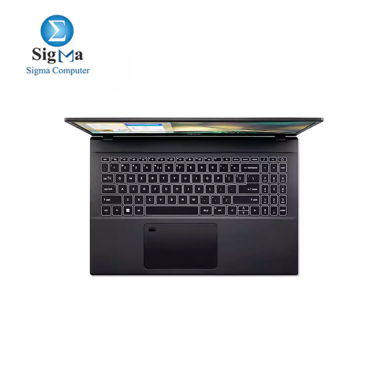 Acer Aspire 7 A715-51G-57CH , Intel Core I5 1240P, RAM 8GB, 512GB SSD, RTX 3050 4G ,15.6 Inch FHD IPS 144Hz -Finger Print - Black