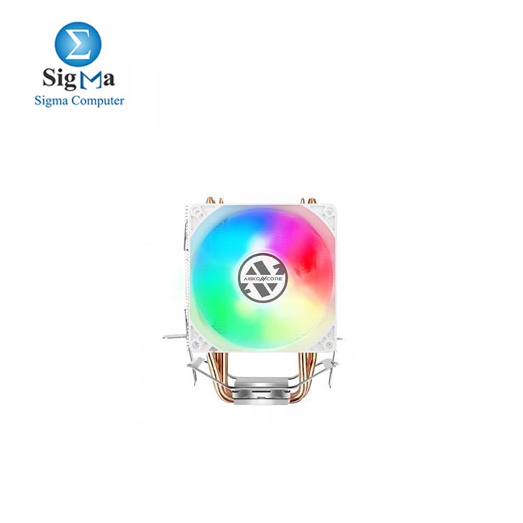  ABKONCORE LED CPU Cooler White CT407W