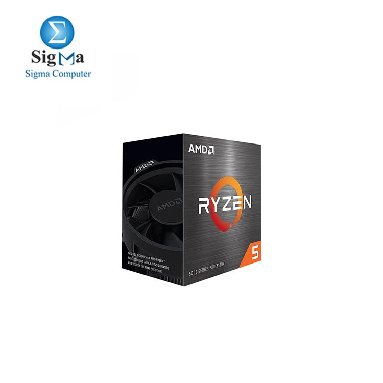 CPU-AMD-RYZEN 5 5600 AM4 Processor 6-Core 12-Thread  Max Boost 4.4 GHz 