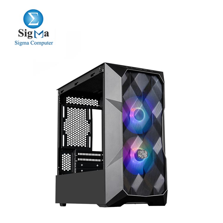   COOLER MASTER TD300 Mesh Micro ATX TOWER WITH POLYGONAL Mesh Front ANA Removable Top panal ARGB