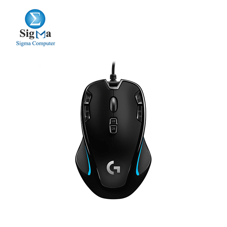 Logitech G300s Optical Ambidextrous Gaming Mouse – 9 Programmable Buttons, Onboard Memory