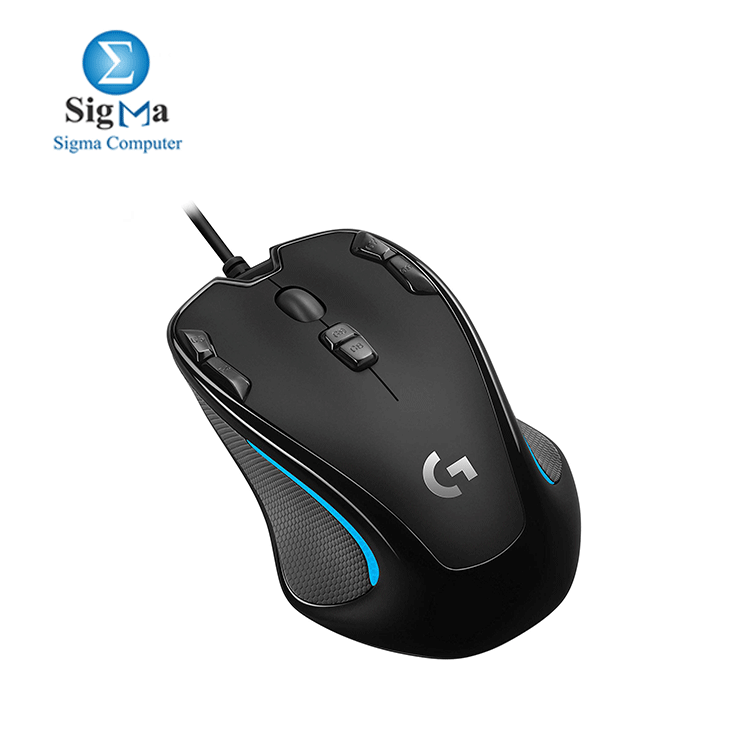 Logitech G300s Optical Ambidextrous Gaming Mouse – 9 Programmable Buttons, Onboard Memory