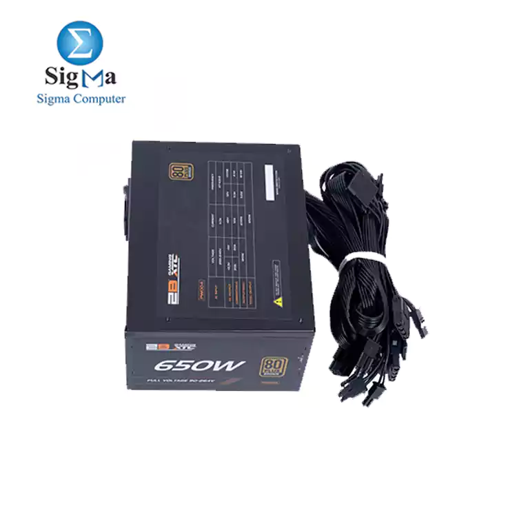 2B (PW004) Ecstasy Gaming Power Supply 650W 80plus EU230V, Full Voltage