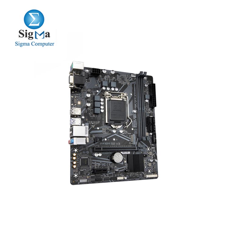  GIGABYTE Motherboard Gaming H410M S2 V3 