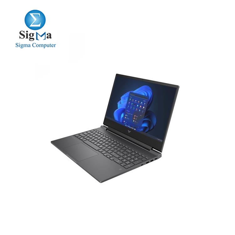 NOTEBOOK-HP-CI5-Victus 15-fa0025nr-I5 12500H 12C 16T -RAM 8G 2 4 -SSD 512G-RTX3050 4G-15.6-FHD-60HZ- 70Whr - 150W - 2.29kg -W11-BLACK-ENG