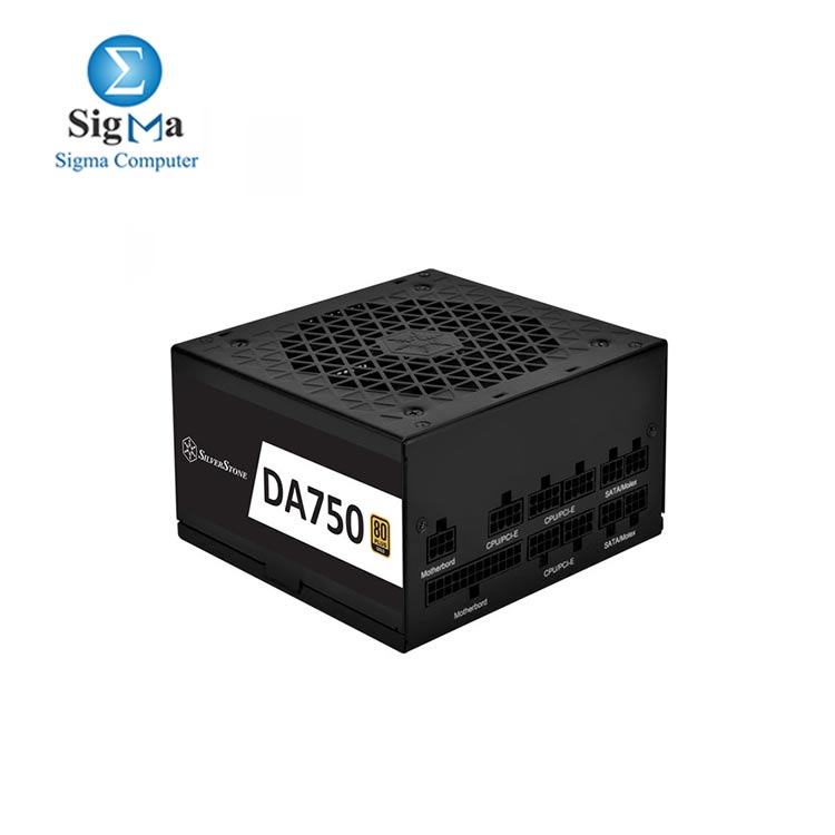 SilverStone DA750 Gold 80 Plus Gold 750W Fully Modular ATX Power Supply (SST-DA750-G)