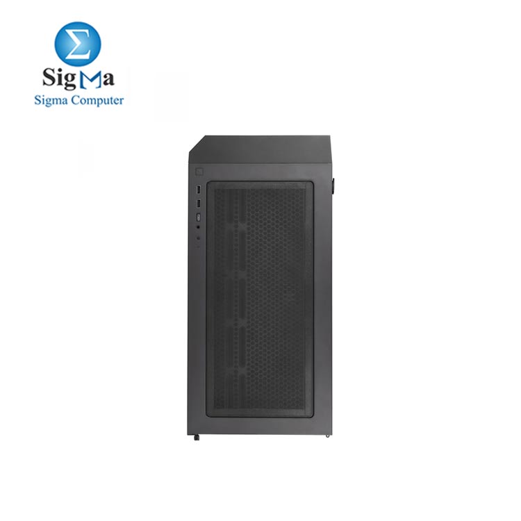  Silver Stone SETA H1 Mid-tower case with perforated mesh front panel  steel chassis and ARGB lighting 4FAN