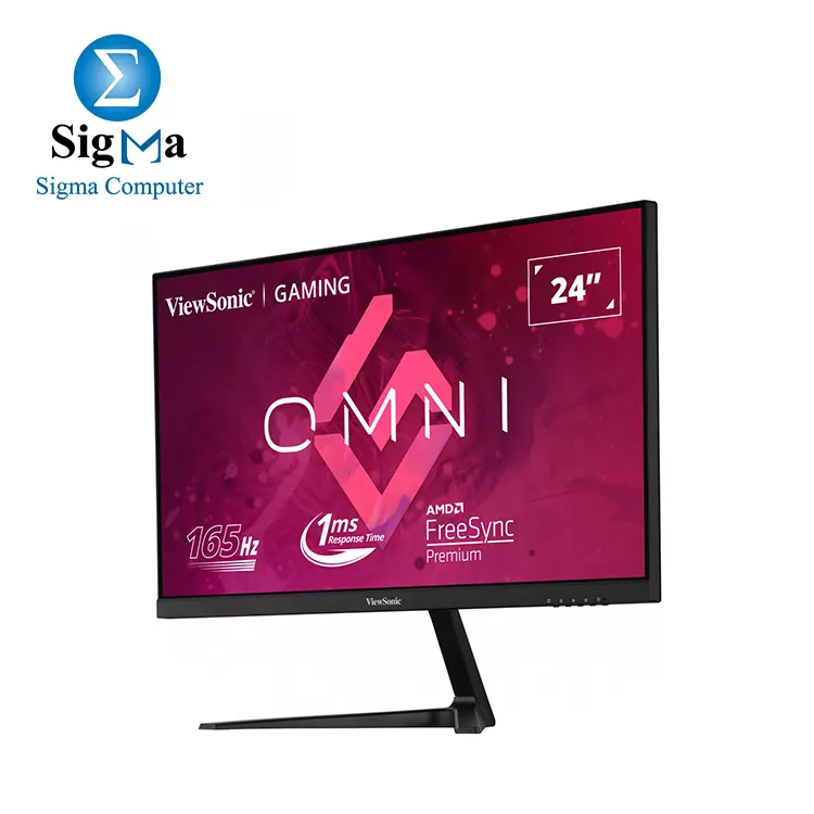 ViewSonic OMNI VX2418-P-MHD 24 Inch 1080p-1MS-VA-165HZ-Gaming Monitor with Adaptive Sync, Eye Care, HDMI and DisplayPort