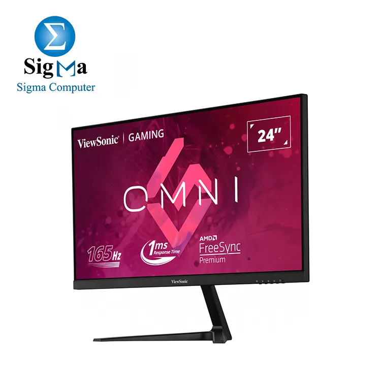 ViewSonic OMNI VX2418-P-MHD 24 Inch 1080p-1MS-VA-165HZ-Gaming Monitor with Adaptive Sync  Eye Care  HDMI and DisplayPort