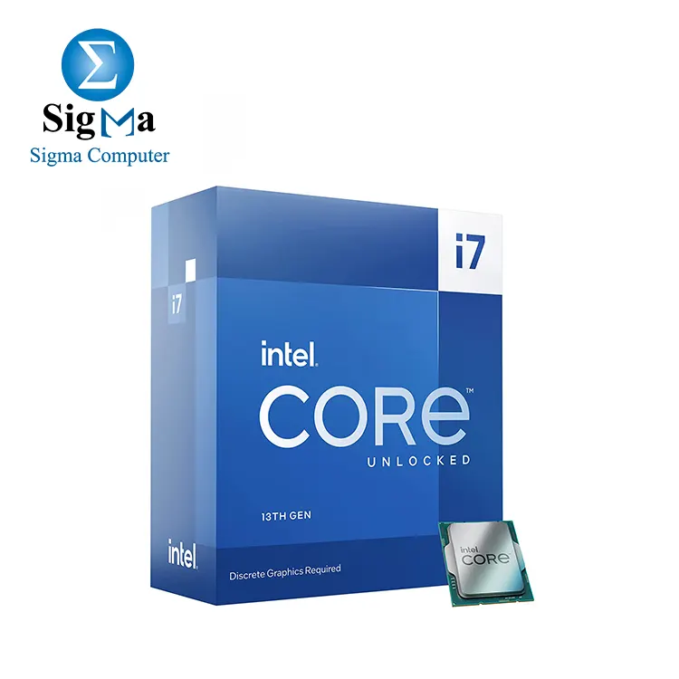 CPU-Intel-Core i7-13700KF 8P+8E Core/24 Threads 3.4 GHz (5.4 GHz Turbo) Socket LGA 1700 Processor