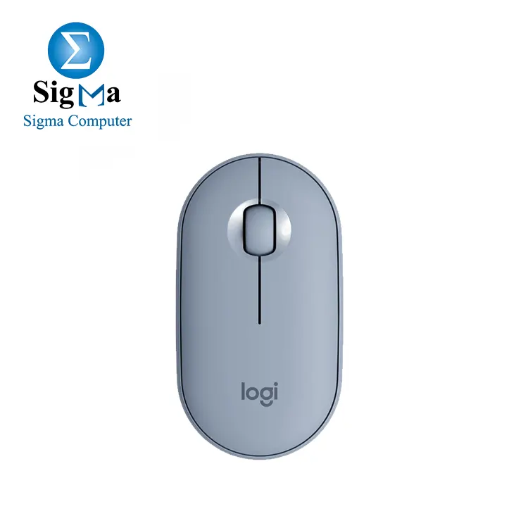 LOGITECH Pebble M350 Wireless Mouse Blue Grey 910-005719