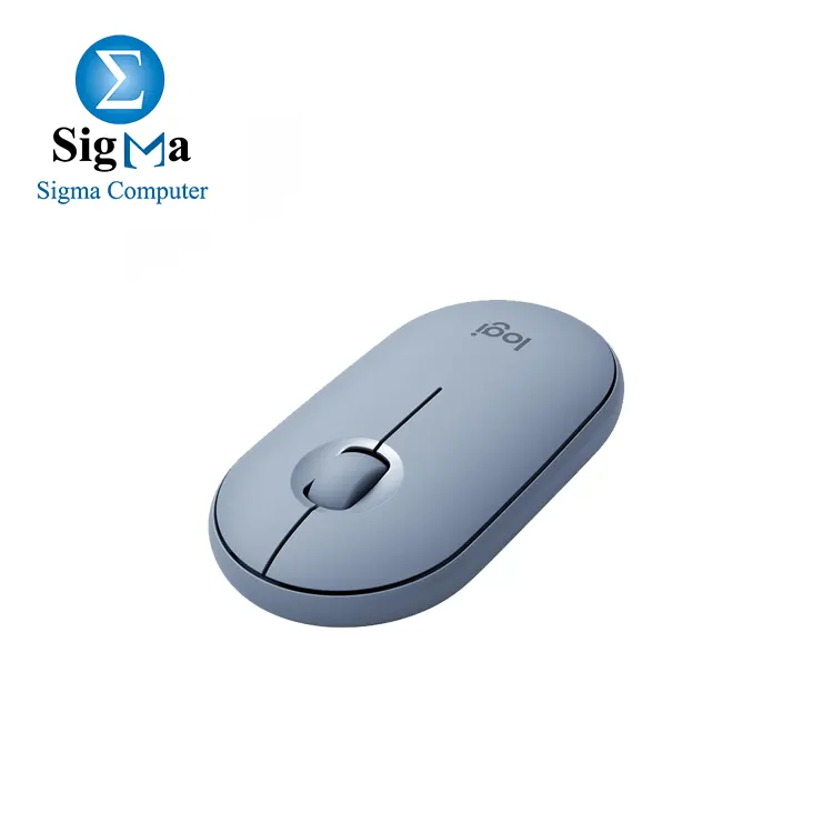 LOGITECH Pebble M350 Wireless Mouse Blue Grey 910-005719