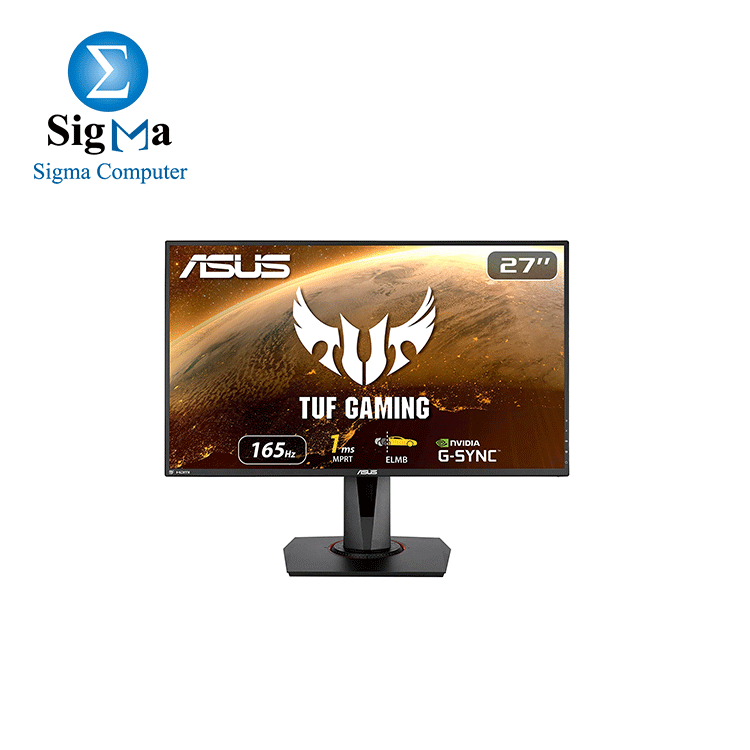  ASUS TUF Gaming VG279QR Gaming Monitor     27 inch Full HD  1920 x 1080   165Hz  Extreme Low Motion Blur     G-SYNC Compatible ready  1ms  MPRT   Shadow Boost