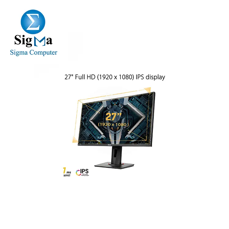  ASUS TUF Gaming VG279QR Gaming Monitor – 27 inch Full HD (1920 x 1080), 165Hz, Extreme Low Motion Blur™, G-SYNC Compatible ready, 1ms (MPRT), Shadow Boost