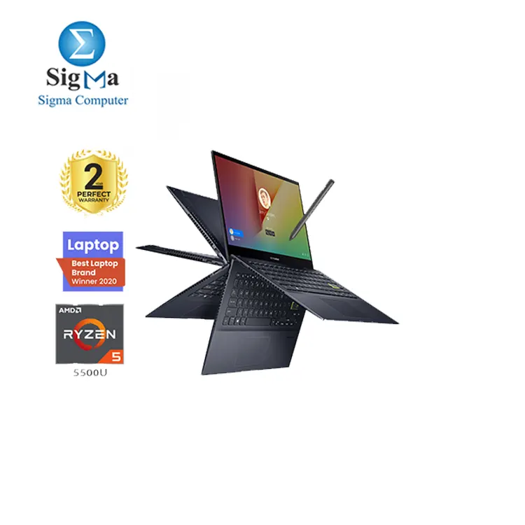 Asus VivoBook Flip 14 TM420UA-EC005T Amd Ryzen 5-5500U 512GB SSD 8GB Ram Amd Radeon Graphics 14