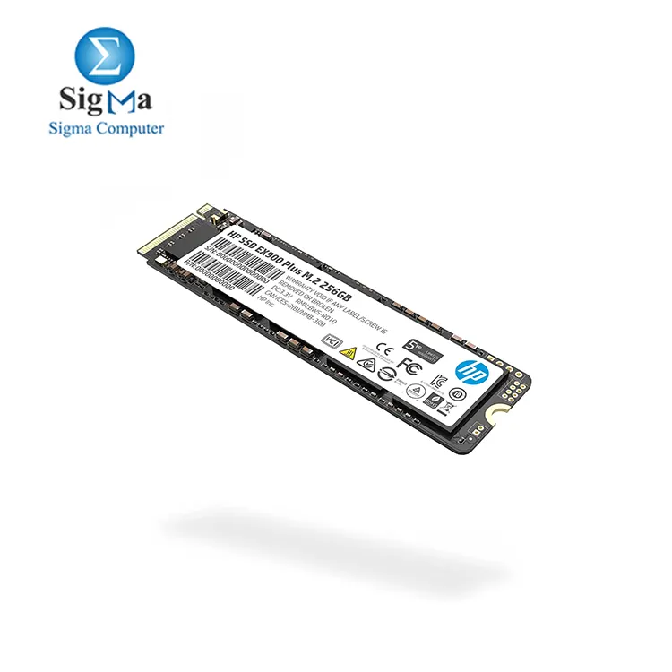 HP EX900 Plus M.2 PCIe 3.0 x4 NVMe 3D TLC NAND Internal Solid State Drive (SSD) 9XL75AA#ABB (256 GB)