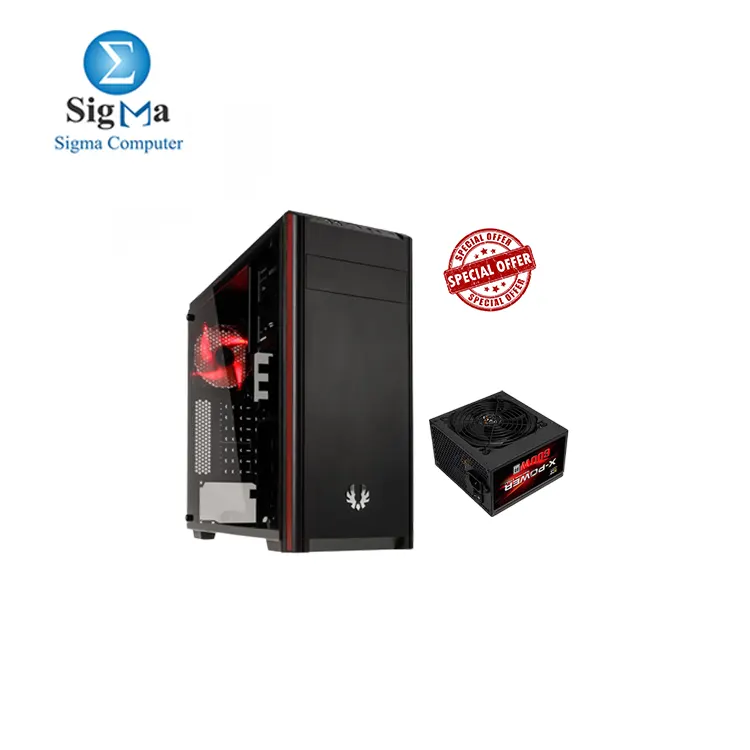 BUNDLE BitFenix Nova TG 2 FAN with XIGMATEK X-POWER 600W