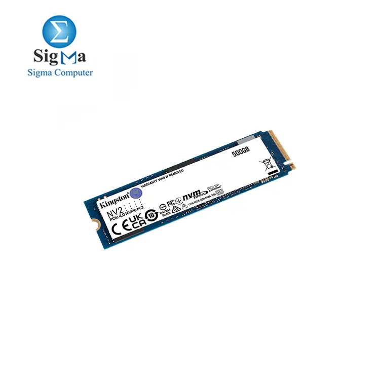 Kingston NV2 500G M.2 2280 NVMe Internal SSD | PCIe 4.0 Gen 4x4 | Up to 3500 MB/s