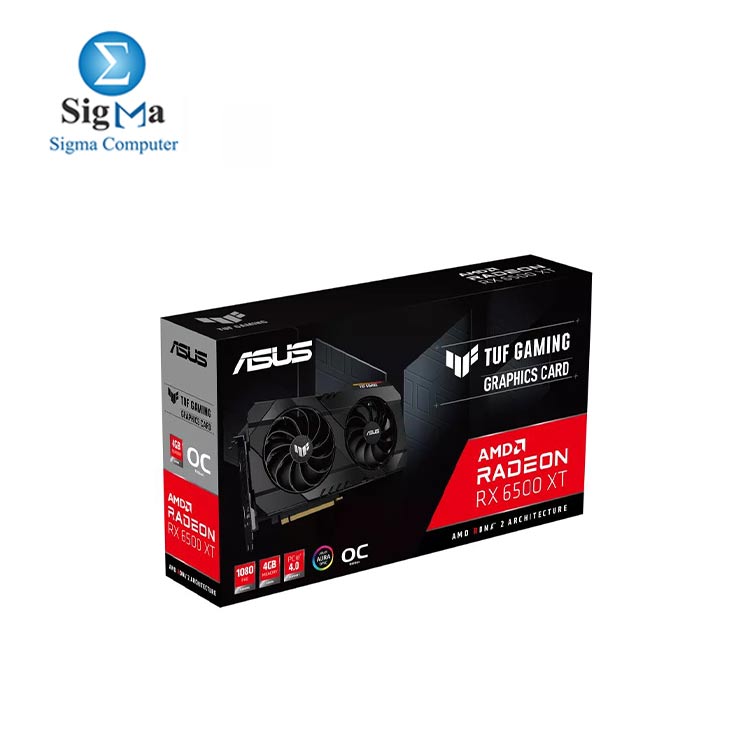 ASUS TUF Gaming Radeon    RX 6500 XT OC edition 4GB GDDR6