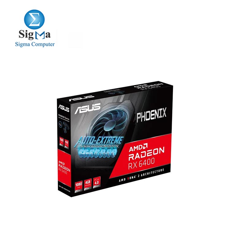 ASUS Phoenix Radeon™ RX 6400  4GB GDDR6