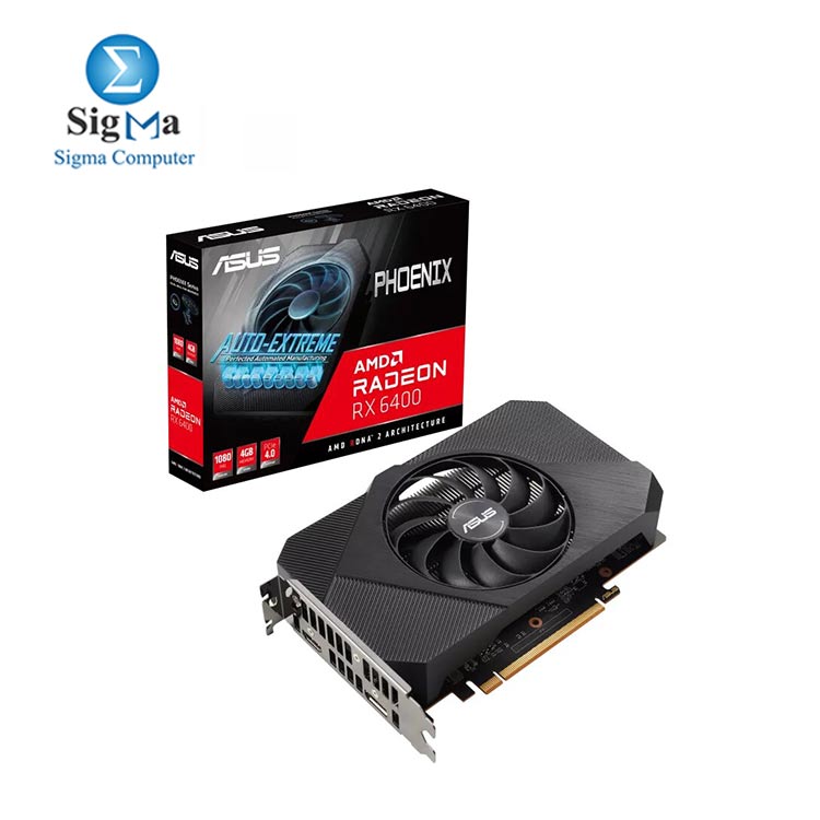 ASUS Phoenix Radeon    RX 6400  4GB GDDR6