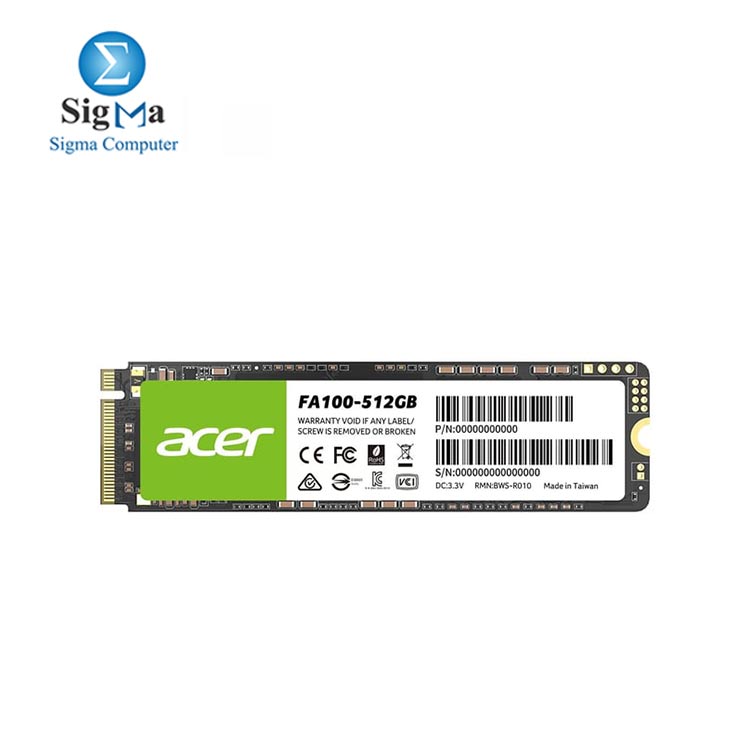 ACER SSD  FA100 512GB M.2 NVMe