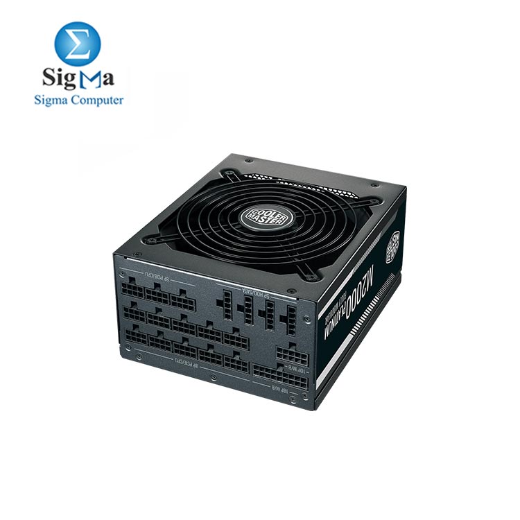 Cooler Master M2000 Full Modular 2000W PSU  80 PLUS Platinum  ATX 12V V2.52  135mm Fan  18x PCIe  94  Efficiency