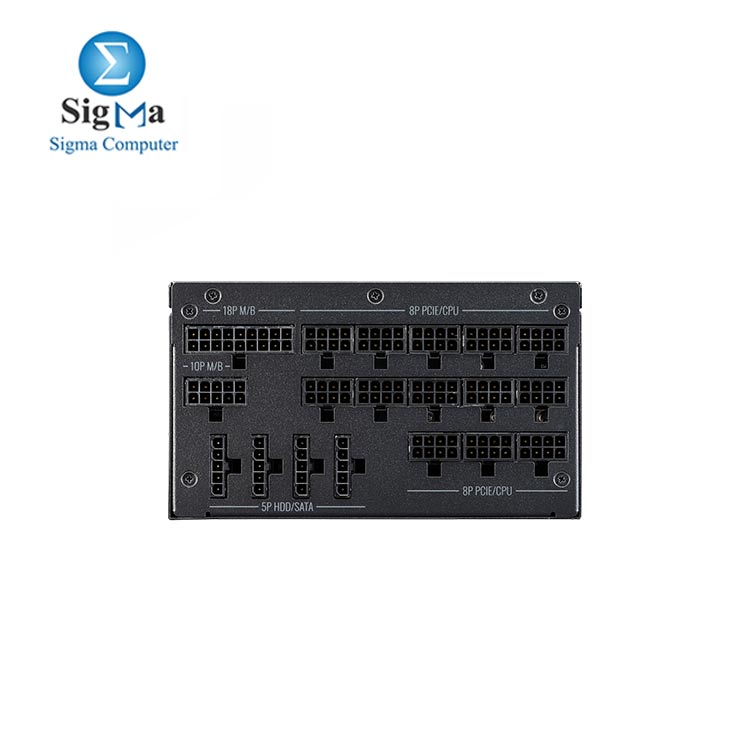 Cooler Master M2000 Full Modular 2000W PSU  80 PLUS Platinum  ATX 12V V2.52  135mm Fan  18x PCIe  94  Efficiency