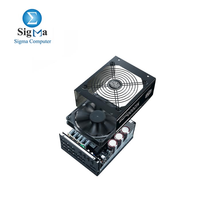 Cooler Master M2000 Full Modular 2000W PSU  80 PLUS Platinum  ATX 12V V2.52  135mm Fan  18x PCIe  94  Efficiency