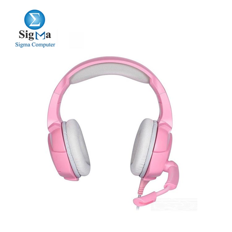 ONIKUMA K5 Gaming Headset     Stereo     Noise canceling Mic  Pink 