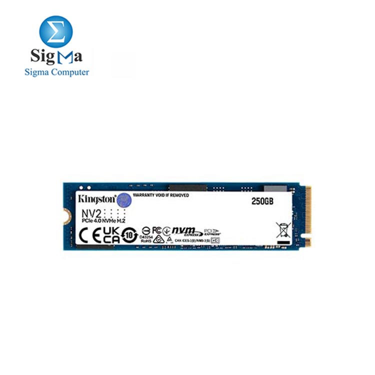 Kingston NV2 250GB NVMe PCIe SSD  SNV2S 250G 