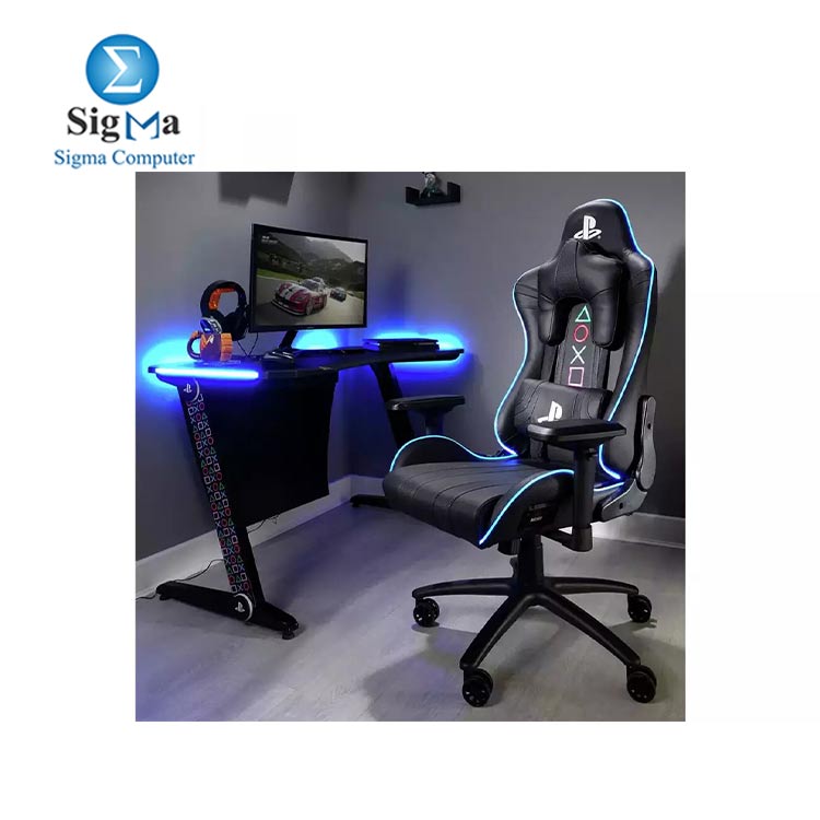 X Rocker Borealis PlayStation LED Gaming Desk