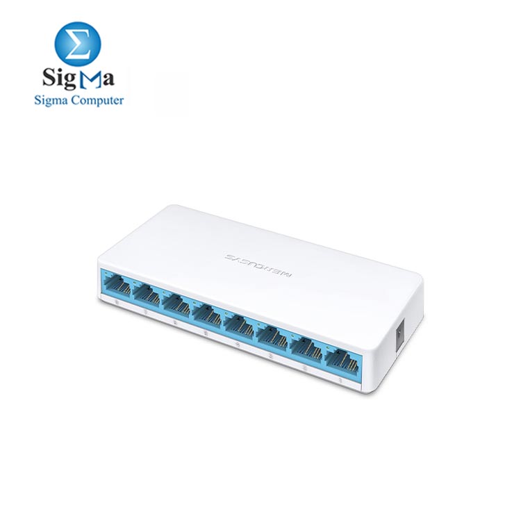 MERCUSYS 8-Port 10/100Mbps Desktop Switch MS108