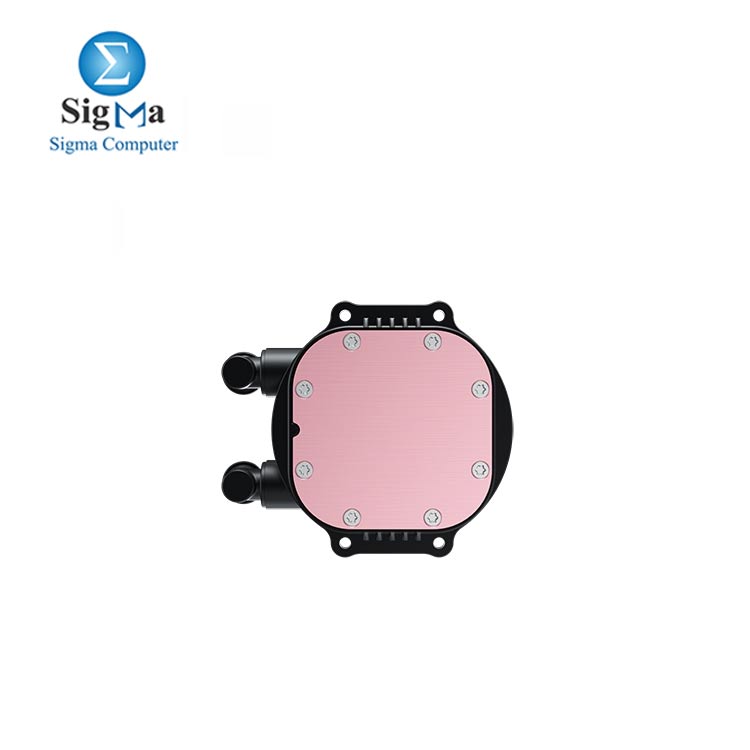 XIGMATEK Neon Aqua 240 ARGB AIO Cooler features a copper cold plate  277x120x27mm aluminum radiator  2500 RPM pump  82.2 CFM airflow  and supports Intel   and AMD   sockets