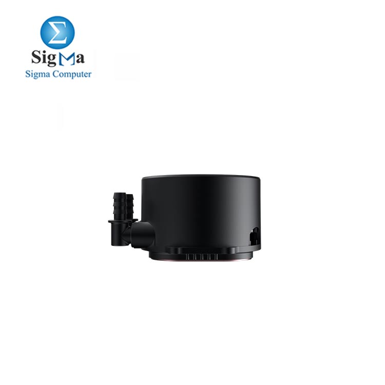 XIGMATEK Neon Aqua 240 ARGB AIO Cooler features a copper cold plate  277x120x27mm aluminum radiator  2500 RPM pump  82.2 CFM airflow  and supports Intel   and AMD   sockets