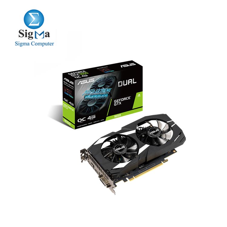 ASUS Dual GeForce   GTX 1650 OC edition 4GB GDDR5