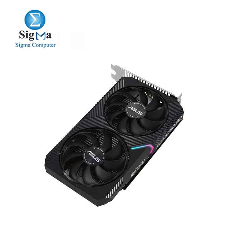 ASUS Dual GeForce   GTX 1650 MINI OC edition 4GB GDDR6 