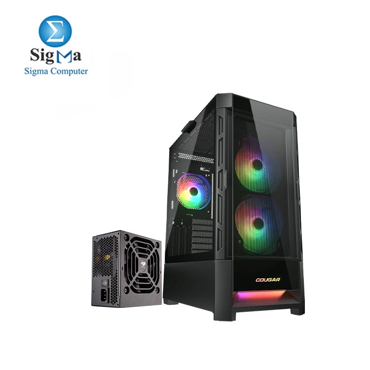 COUGAR Case DUOFACE 3 FAN RGB  POWER VTE X2 650W 