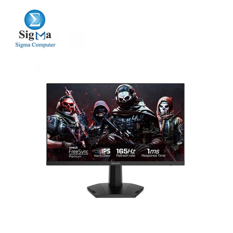 Monitor REDRAGON GM24X5 23.8 Inch Gaming Monitor 1920x1080 165Hz IPS 1ms - AMD FreeSync