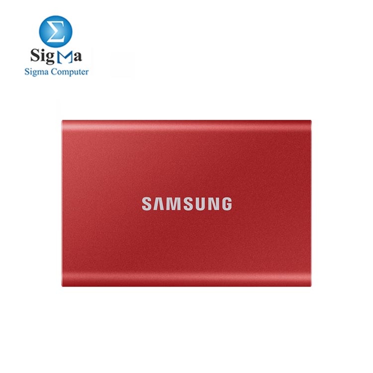 SAMSUNG T7 Portable SSD 2TB -External Solid State Drive1050 1000 MB s RED