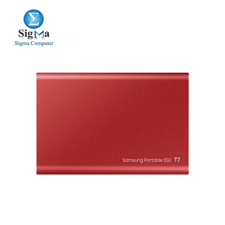 SAMSUNG T7 Portable SSD 2TB -External Solid State Drive1050 1000 MB s RED