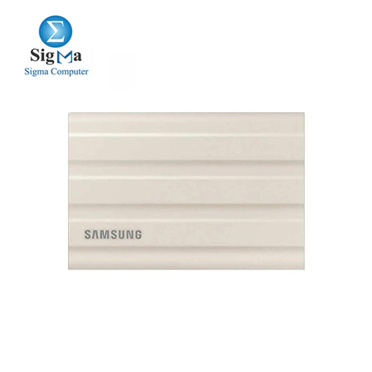  SAMSUNG T7 SHIELD 2TB BEIGE EXTERNAL SOILD STATE Drive MU-PE2T0K