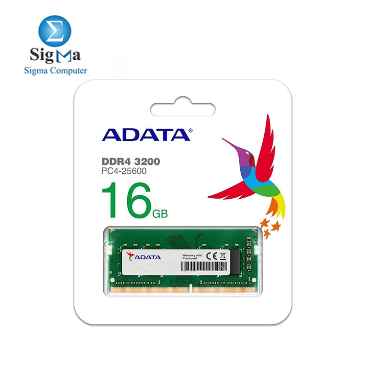 A-DATA 16Gb Ddr4 Modules for Notebooks 3200Mhz Laptop Memory