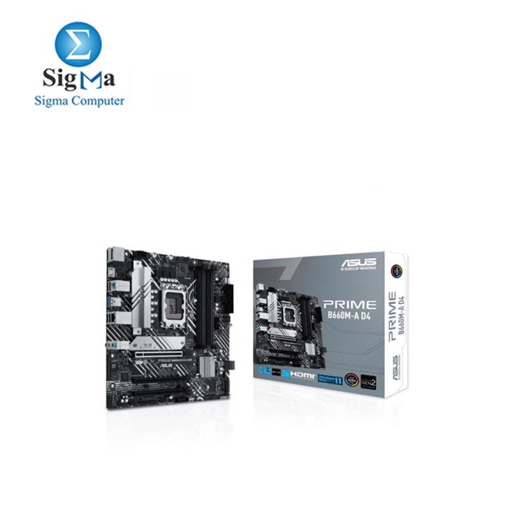 ASUS B660M-A D4 PRIME DDR4 Motherboard  90MB19K0-M1EAY0 