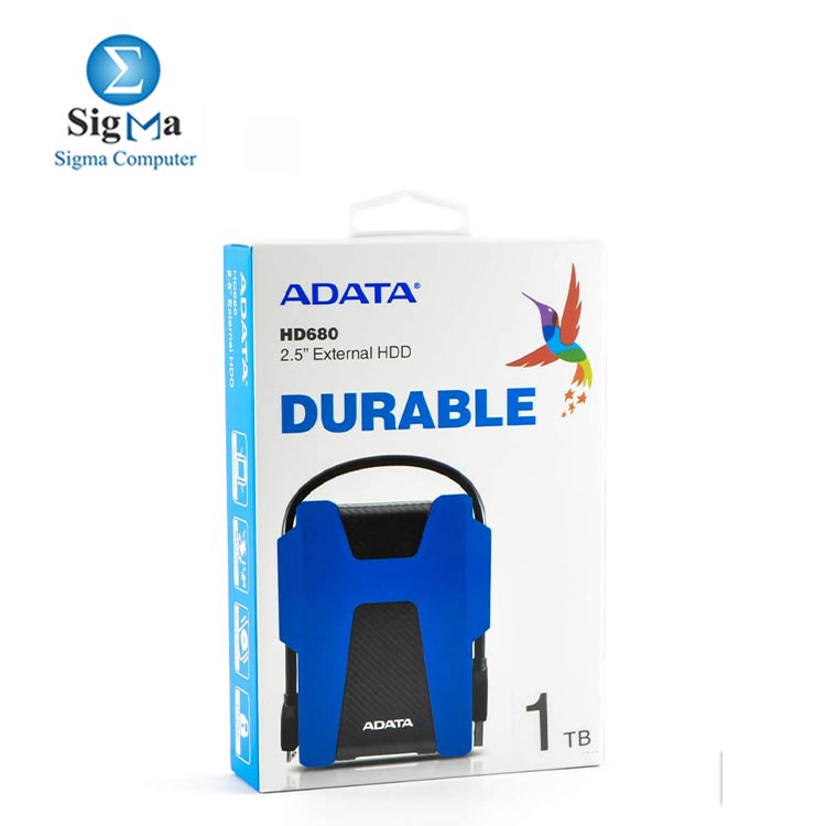 Adata HD680 1TB USB 3.2 External HDD Hard Drive