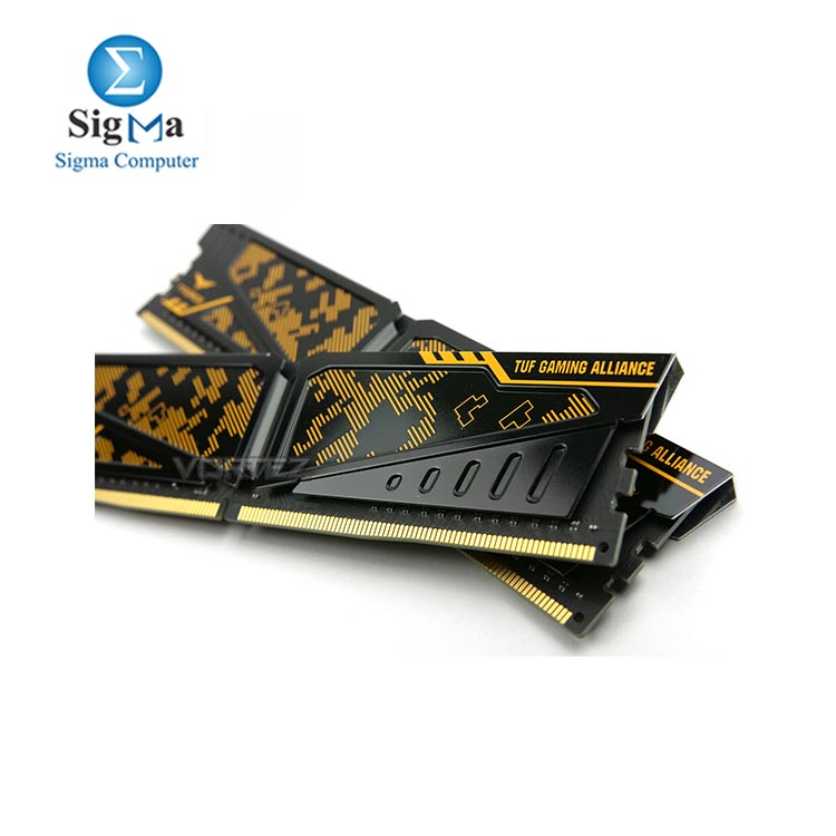 TEAM 32G VULCAN TUF Gaming Alliance 2X16 DDR4 PC3200 DESKTOP MEMORY YELLOW