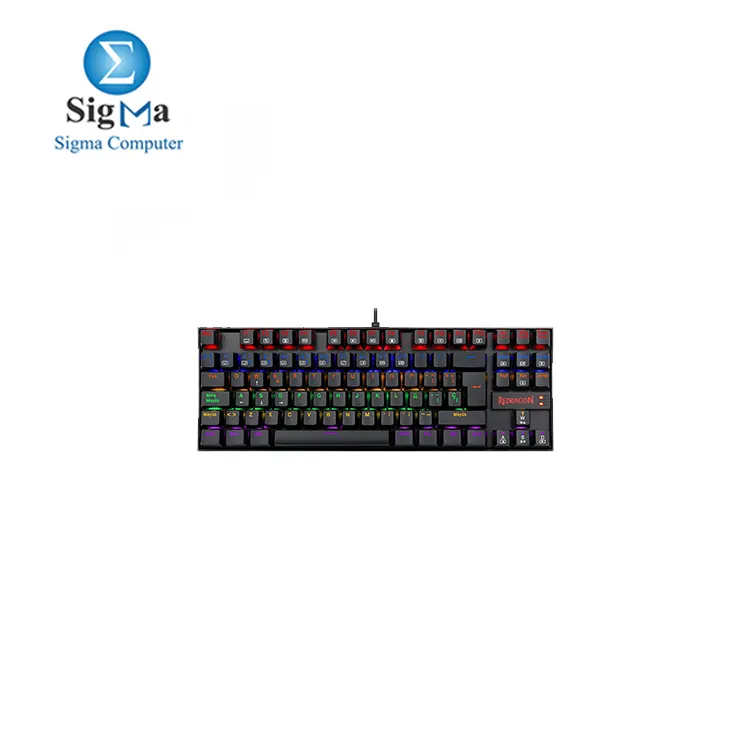 Redragon K552 KUMARA Mechanical Gaming Keyboard – Blue Switch - RAINBOW LED