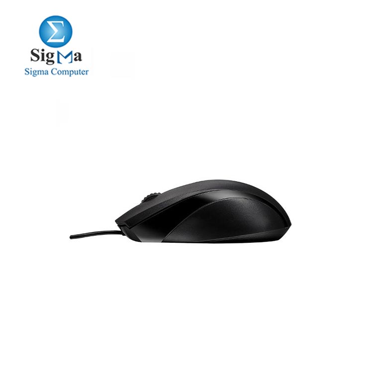  Rapoo N1200 Wired Optical Mouse silent  - Black