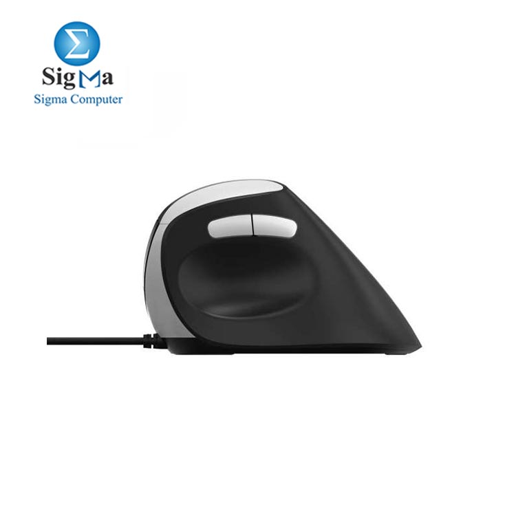 Rapoo EV200 Vertical ergonomic design mouse -1600 DPI- Black